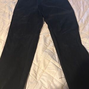 Suede Pants